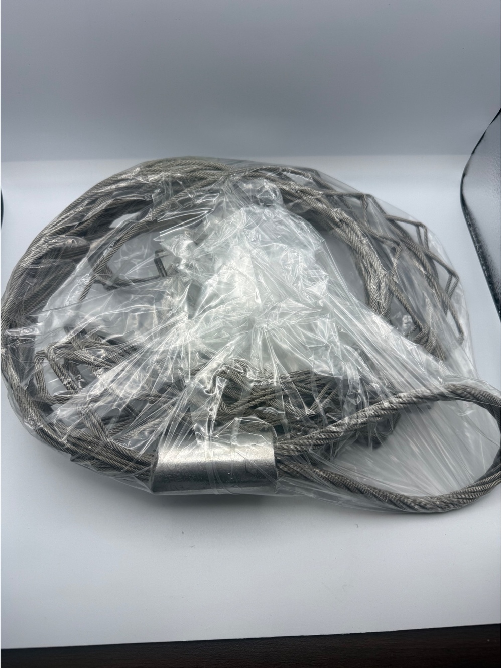 Stainless Steel Cable Pulling Sock Grip 60-75mm Wire Mesh Side Pull 1.46m